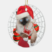 Ragdoll Weihnachtsdekoration Keramikornament (Links)