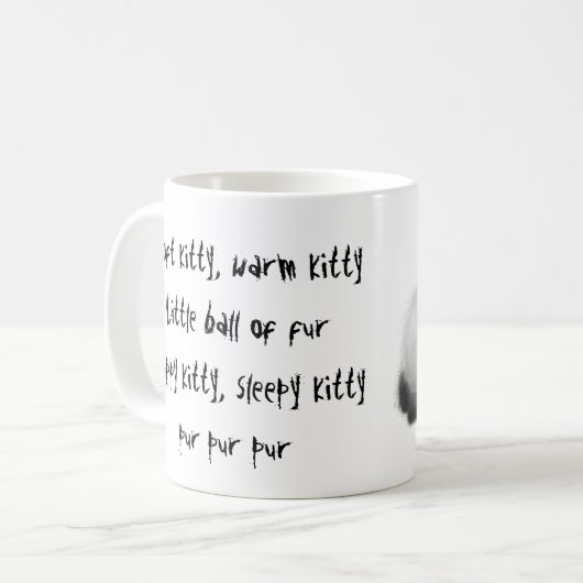 Ragdoll Zeichnen Kaffeetasse (Vorderseite Links)