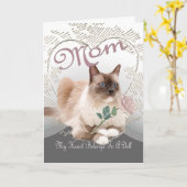 Ragdolls Herz gehört einer Puppe Karte (Gelbe Blume)