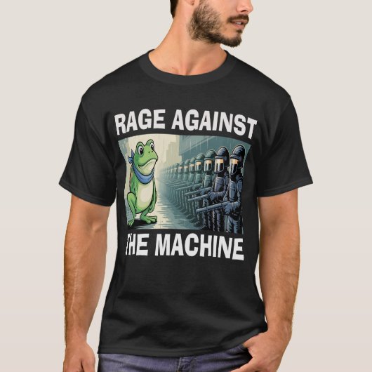 Rage Against The Machine Portland Frog Protest T-Shirt (Vorderseite)