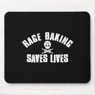 Rage-Backen rettet Live-Schädel lustiger Bäcker Ko Mousepad