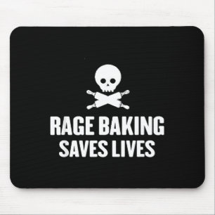 Rage-Backen rettet Live-Schädel lustiger Bäcker Ko Mousepad