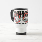 Rage Bait, Don’t Feed The Trolls Reisebecher (Vorderseite Links)
