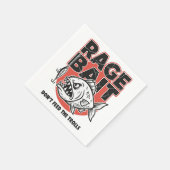 Rage Bait, Don’t Feed The Trolls Serviette (Ecke)