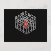 Rage Cage Drink Alcohol Party Drinking Game Postkarte (Vorderseite)