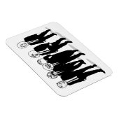 Rage Comic Meme vor dem Walking. Ich Gusta. Magnet (Rechte Seite)