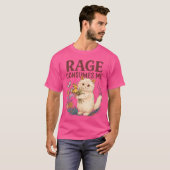 Rage Consumes Me Cat Flower Funny Kitten Women Men T-Shirt (Vorne ganz)