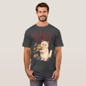 Rage Consumes Me Cat Flower Funny Kitten Women Men T-Shirt (Vorne ganz)