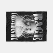 Rage Consumes Me Funny Ai Baby Holding Laugh Brain Fleecedecke (Vorderseite (Horizontal))