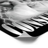 Rage Consumes Me Funny Ai Baby Holding Laugh Brain Poster (Ecke)