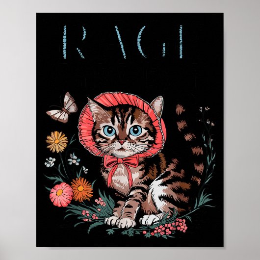 Rage Consumes Me Funny Cat Meme Poster (Vorne)