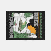 Rage Consumes Me Ugly Christmas Sweaters Funny Fro Fleecedecke (Vorderseite (Horizontal))