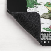 Rage Consumes Me Ugly Christmas Sweaters Funny Fro Mousepad (Ecke)