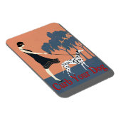 Rage deinen Hund, füge Text hinzu Magnet (Rechte Seite)