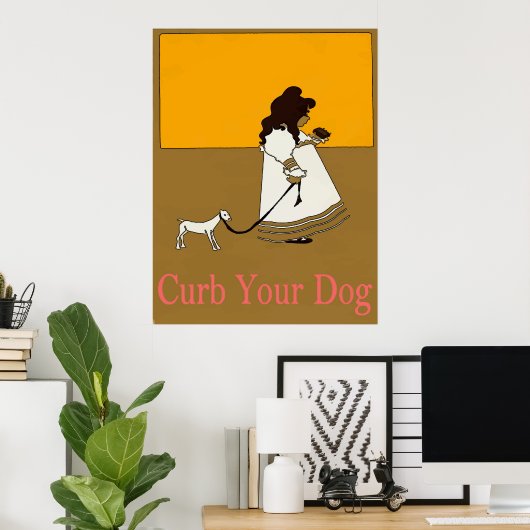 Rage deinen Hund Poster (Heimbüro)