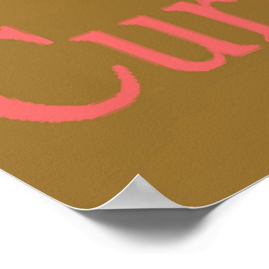 Rage deinen Hund Poster (Ecke)