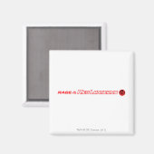 Rage der roten Lanterns Magnet (Vorderseite/Rückseite)