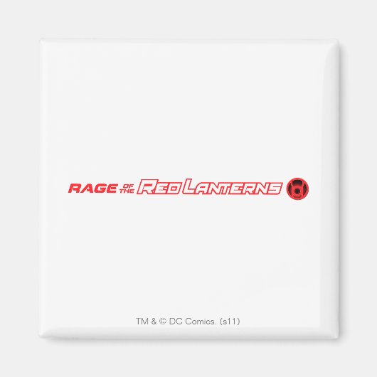 Rage der roten Lanterns Magnet (Vorne)