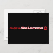 Rage der roten Lanterns Postkarte (Vorne/Hinten)