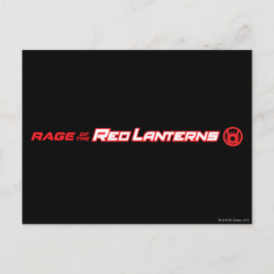 Rage der roten Lanterns Postkarte