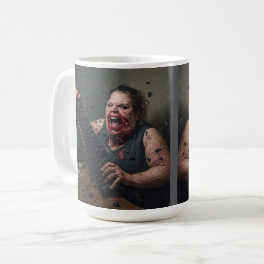 Rage Error: System Failure - Ctrl Alt Delirium Kaffeetasse (Vorderseite Links)