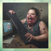 Rage-Fehler: Systemversagen - Ctrl Alt Delirium Fensteraufkleber (Blatt 3)