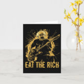 Rage gegen die Oligarchie Bernie Sanders kämpft Pr Karte (Gelbe Blume)