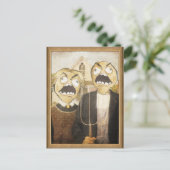 Rage Gesicht Meme Gesicht Comic klassische Malerei Postkarte (Stehend Vorderseite)