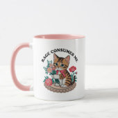 Rage konsumiert mich, Cat Blume, Niedlich Kitty Ca Tasse (Links)
