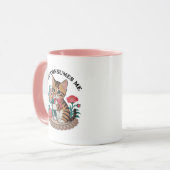 Rage konsumiert mich, Cat Blume, Niedlich Kitty Ca Tasse (Vorderseite Links)