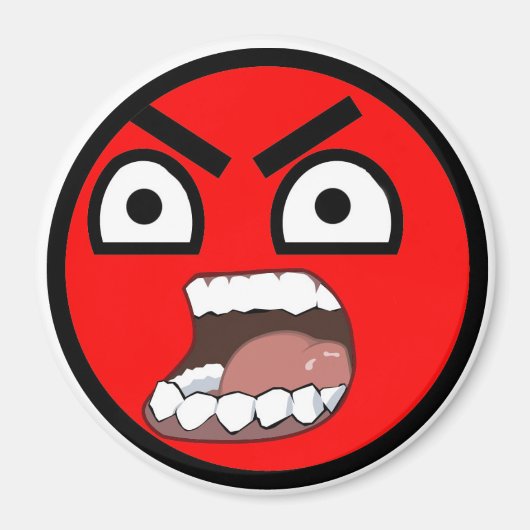 Rage - Maßgeschneiderte Magnet (Vorne)