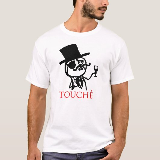 RAGE Meme berührt Gesicht T-Shirt (Vorderseite)