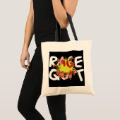 Rage Quit (dunkel) Tragetasche (Vorderseite (Produkt))