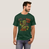 Rage Quit Funny D&D Orc T - Shirt (Vorne ganz)