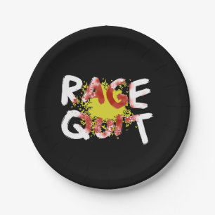 Rage Quit Pappteller