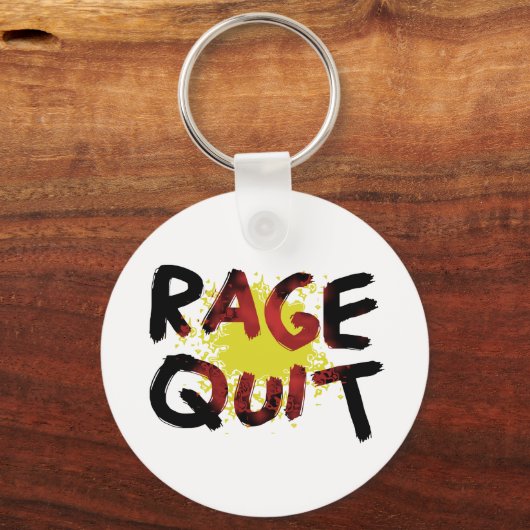 Rage Quit Schlüsselanhänger (Rückseite)