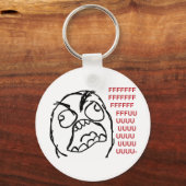 Rage Typ fuuu fuuuu Schlüsselanhänger (Vorderseite)