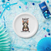 Rage verzehrt mich Cat-Blume Pappteller (Party)