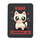 Rage verzehrt mich magnet (Vertikal)