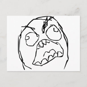 Rageguy (Begriffsklärung) Postkarte