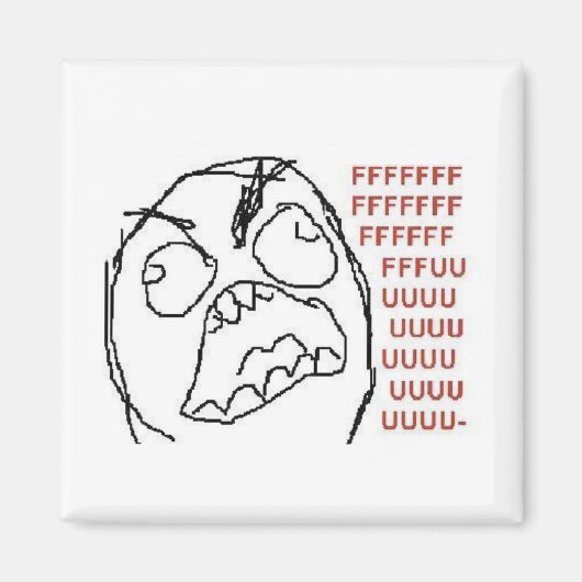 Rageguy fridgemagagnet magnet (Vorne)