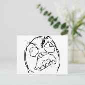 Rageguy Postkarte (Stehend Vorderseite)
