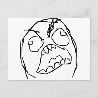 Rageguy Postkarte