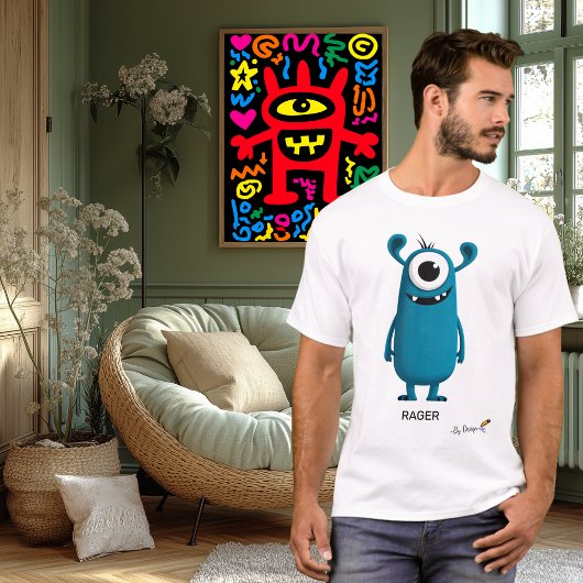 Rager Monster | Originelles Design für Party Spiri T-Shirt