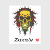 Raggae bis zum Tod Aufkleber (Blatt)