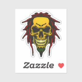 Raggae bis zum Tod Aufkleber