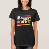 Raggamuffin Rasta Jamaica Roots Rastafarian Regga T-Shirt (Vorderseite)