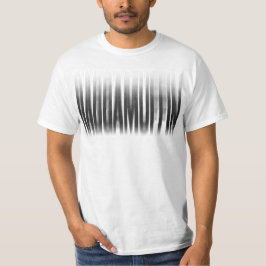 Raggamuffin verschwommene Effekte Typografie Regga T-Shirt