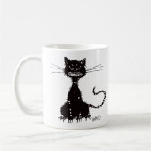 Ragged Evil Black Cat Kaffeetasse (Links)