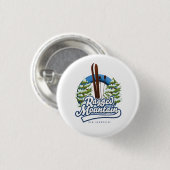 Ragged Mountain - New Hampshire-Logo Button (Vorne & Hinten)